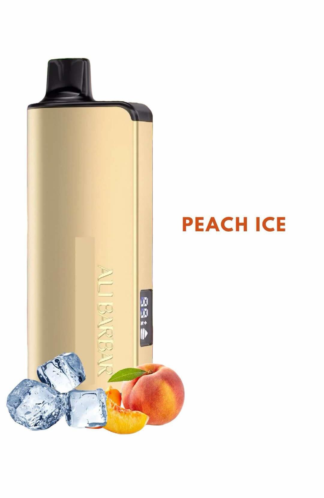 ALIBARBAR INGOT – PEACH ICE – 9000 PUFFS