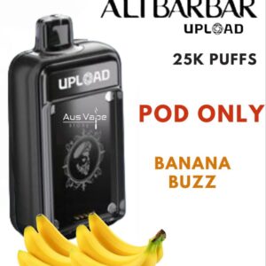 ALIBARBAR UPLOAD POD ONLY – BANANA BUZZ – 25000 PUFFS